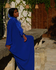 Elegant Blue Kaftan, designed by SAAHN